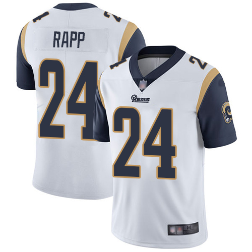 Los Angeles Rams Limited White Men Taylor Rapp Road Jersey NFL Football #24 Vapor Untouchable